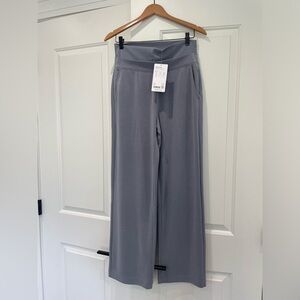 NWT Athleta Sea Soft Pant Modal Tencel Grey wide leg